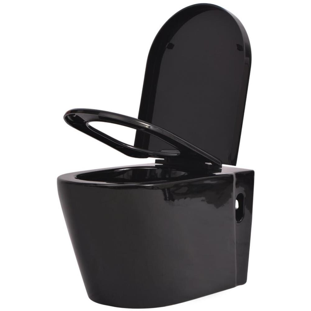 Wc Sospeso In Ceramica Nera - Foto 2