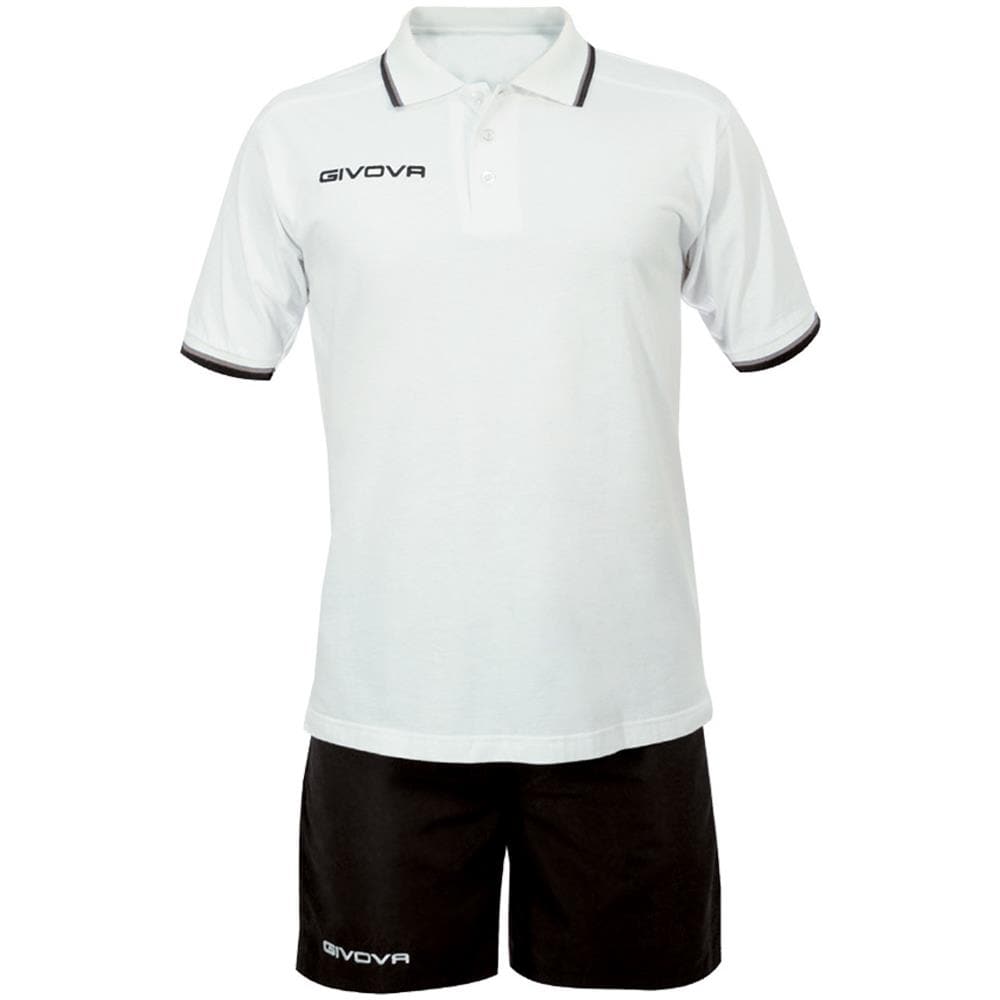 Kit Street Completino Di Polo Manica Corta E Pantaloncino Colore Bianco / nero Taglia 2xl - Foto 1