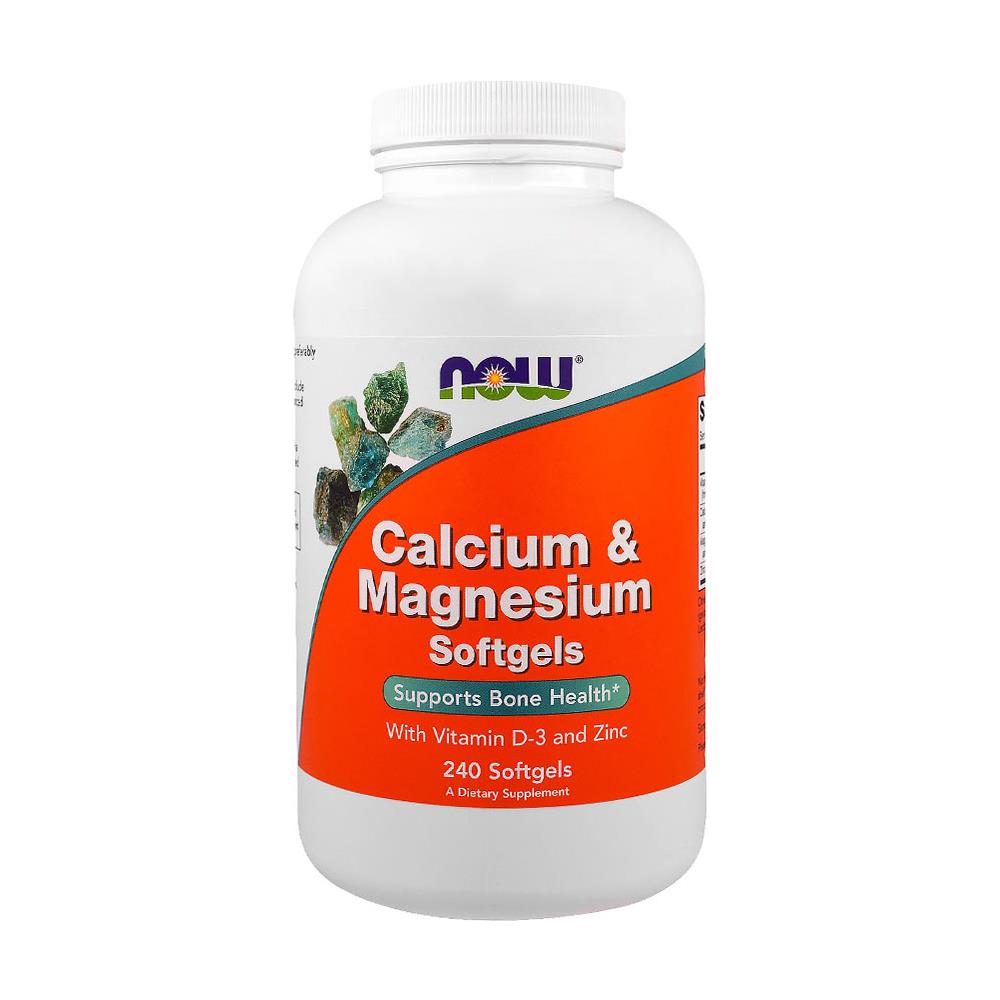 Calcium & Magnesium With Vitamin D And Zinc 240 Softgels - Foto 1