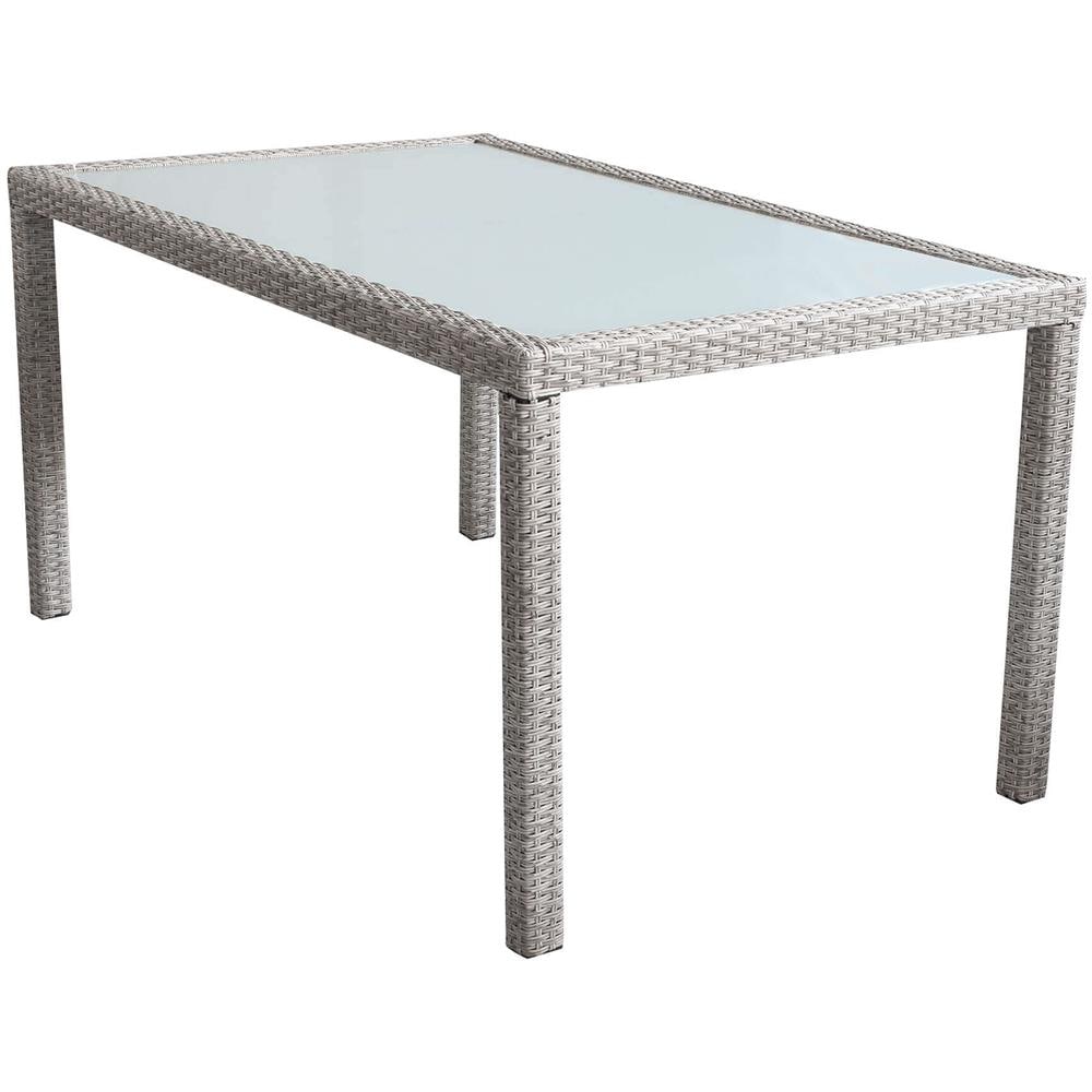 Axona - Tavolo Intreccio In Rattan Sintetico E Vetro 150 X 90 - Foto 2