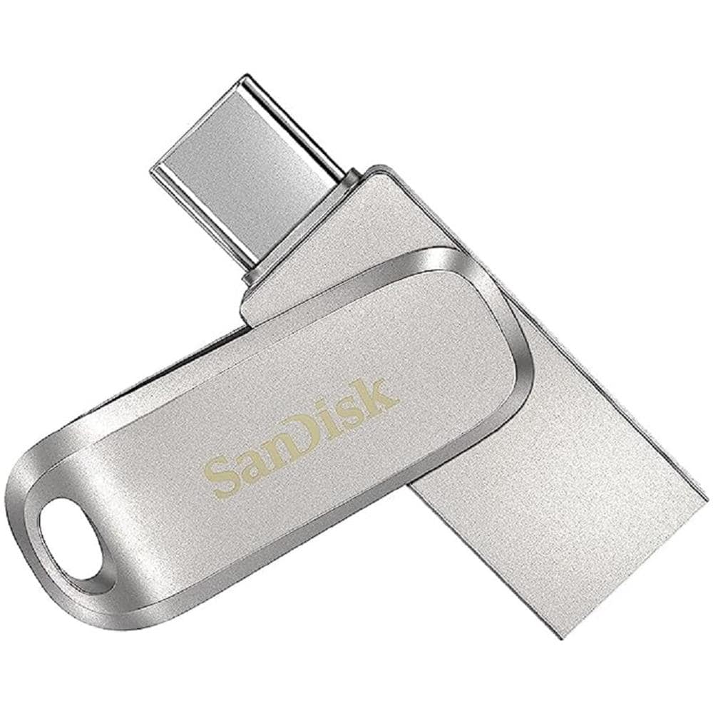 Chiavetta USB 512 GB Ultra Dual Drive Luxe USB Tipo A / Tipo C 3.2 Gen 1 Colore Acciaio inossidabile - Foto 1