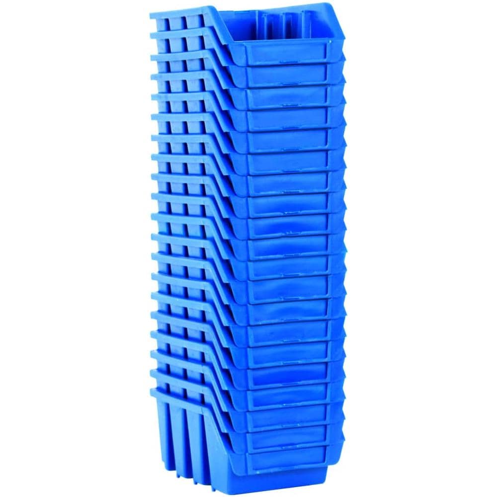 Contenitori Di Stoccaggio Impilabili 20 Pz Blu In Plastica - Foto 2