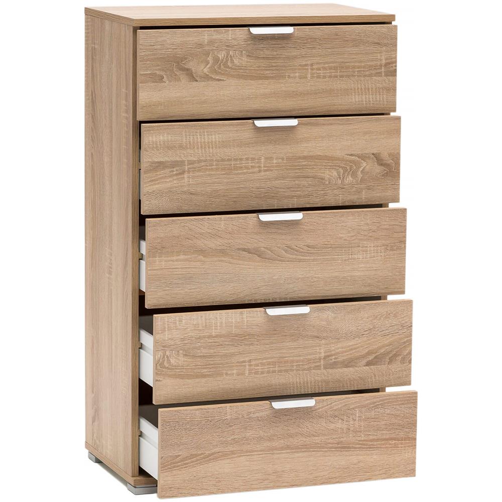 Cassettiera 5 Cassetti Naturale - Foto 3