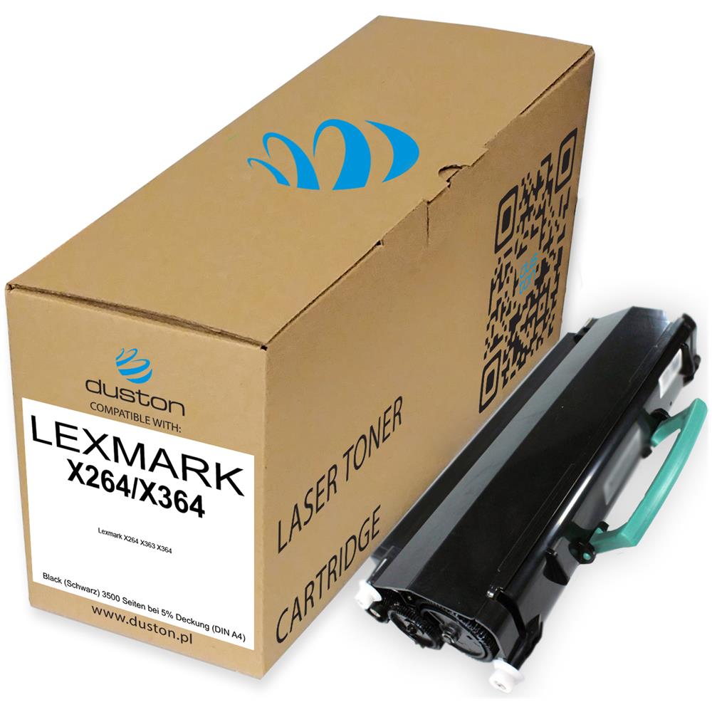 TONER COMPATIBILE - 5x X264a21g Negro Compatible Con Lexmark X363 X264 X364 - Foto 2