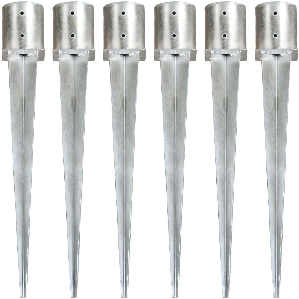 Set Mobili Da Pranzo Per Giardino 7 Pz Alluminio Argento E Nero - Foto 1