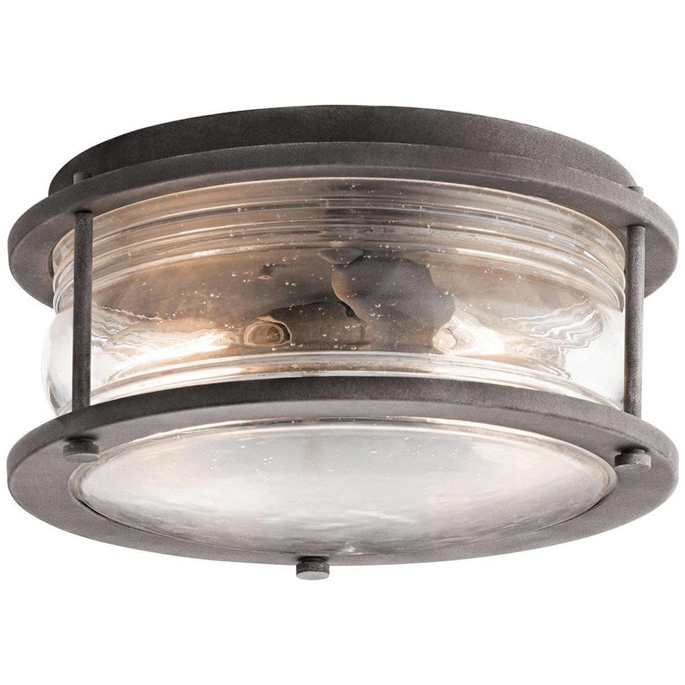 Plafoniera Da Esterno A Filo Da Bagno 1 Luce Zinco Ip44, E27 - Foto 1