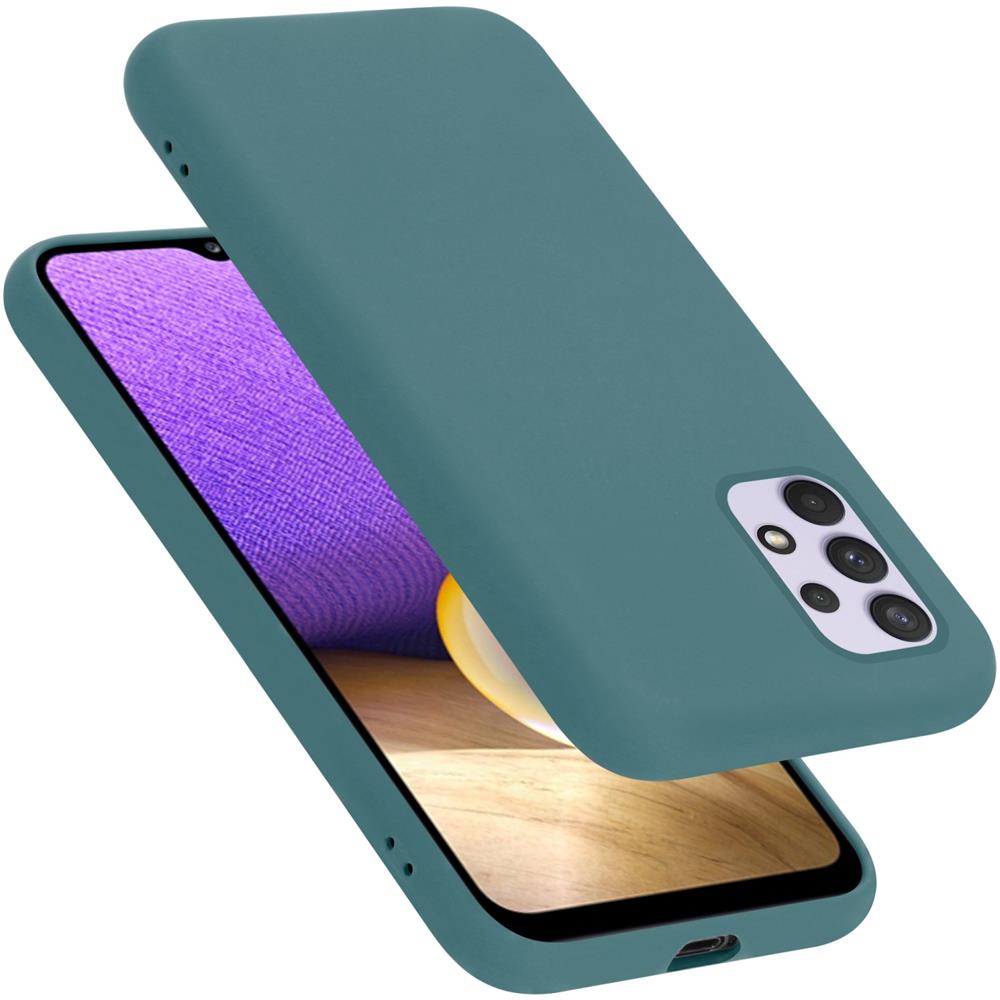 Custodia Compatibile Con Samsung Galaxy A33 5g In Liquid Verde - Coperchio Protettivo In Silicone Tpu Flessibile - Foto 1
