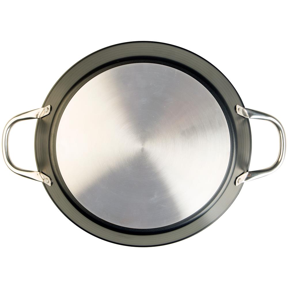 Ecochef Padella Per Paella, Induzione, 46cm, 12 Porzioni, Antiaderente Senza Pfoa Nero - Foto 2