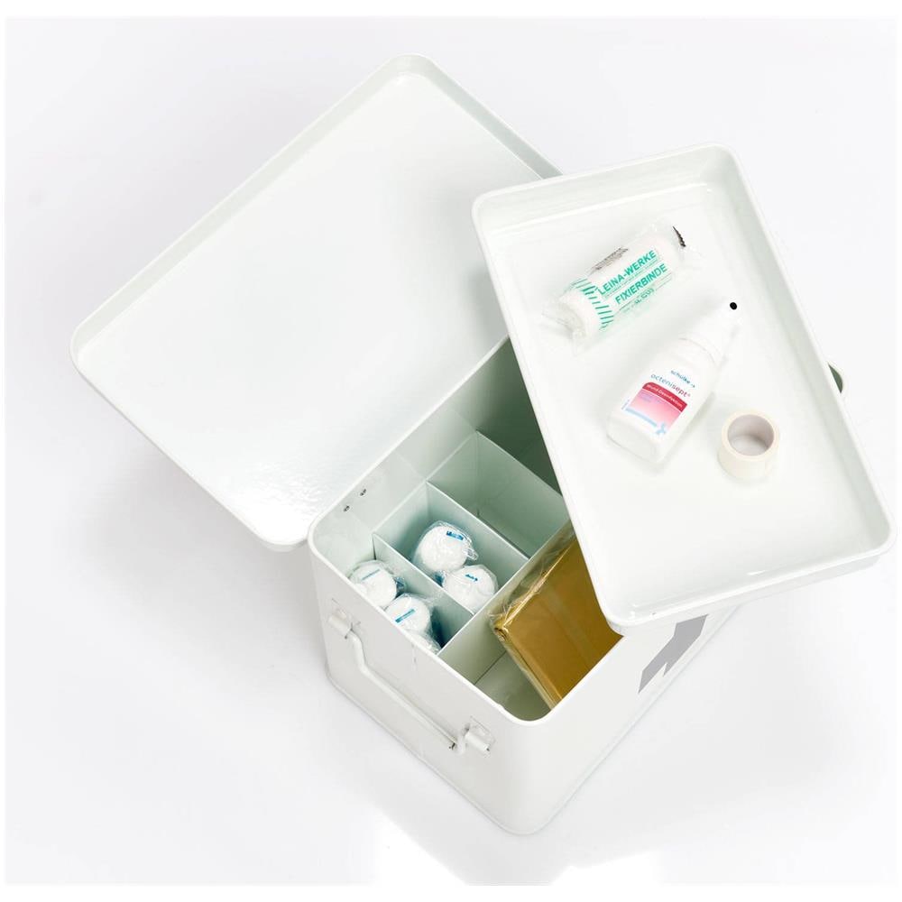 Kit Di Pronto Soccorso In Metallo, Scatola Medica, 32x20x20 Cm, - Foto 3