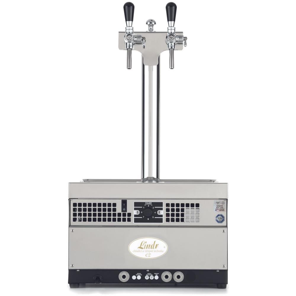 55 Spillatore Birra Con Unit?   Di Raffreddamento A Secco A 2 Linee In Acciaio Inossidabile, 50 Litri / H - Foto 3