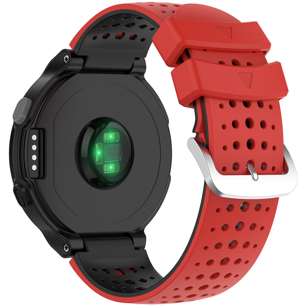 Cinturino Per Orologio In Silicone Garmin Forerunner 220, 230, 235, 630, 620, 735xt, Approach Red - Foto 6