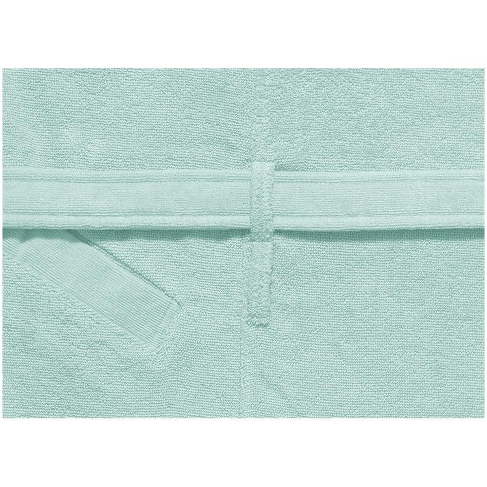 Accappatoio Con Cappuccio E Tasche In Spugna Mod. Joy Tinta Unita Menta L-xl Menta - Foto 2