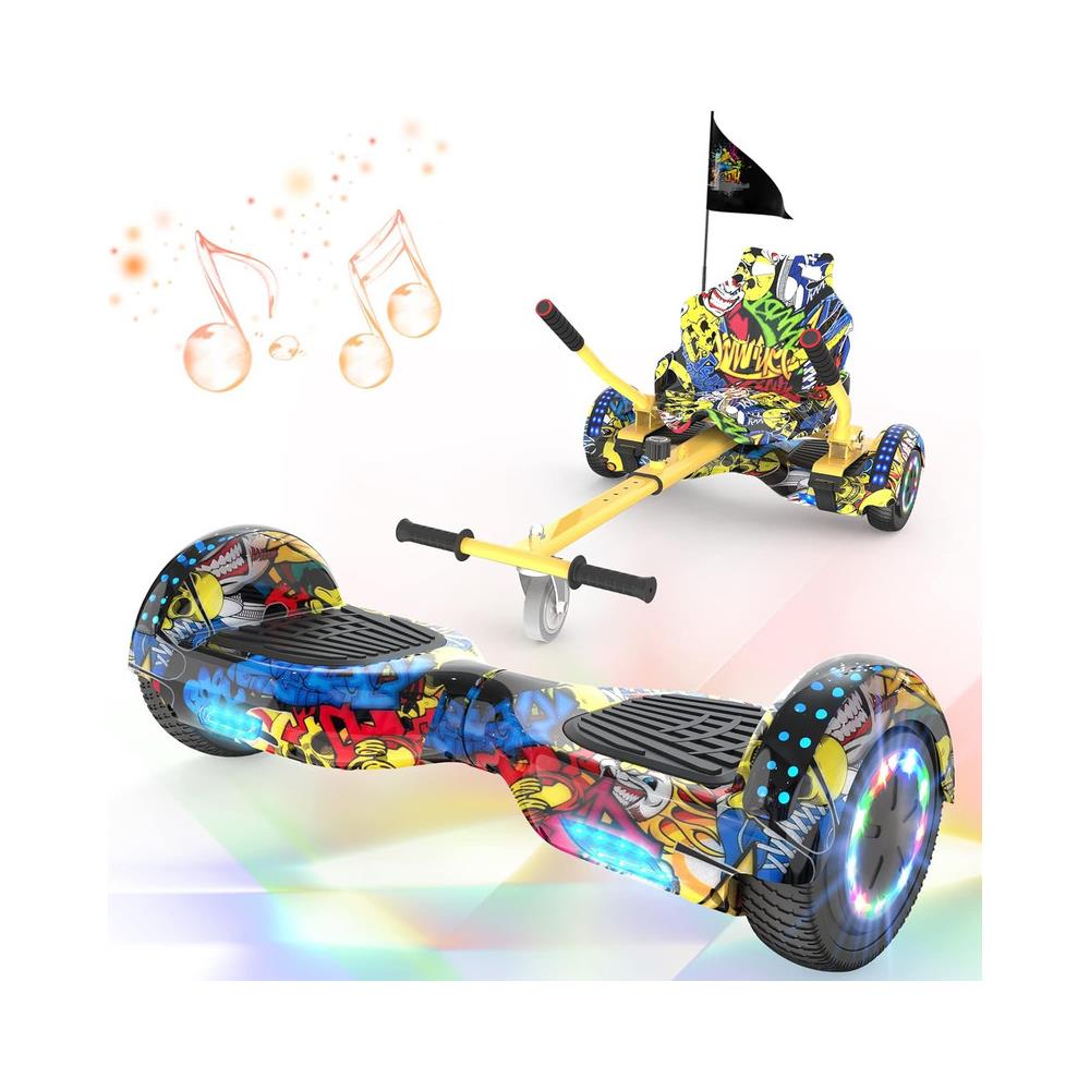 Silla hoverkart Ecoxtrem para hoverboard barra ajustable para niños Silla hoverkart Ecoxtrem para hoverboard barra ajustable para niños
