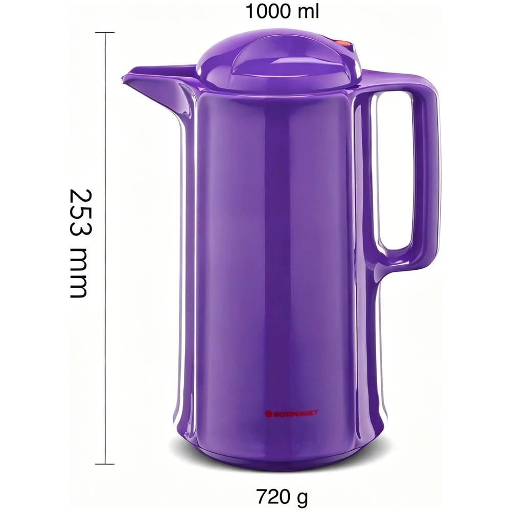Borraccia termica 1L - Marlis 420 - Senza BPA - Per caffè, tè e infusi - Viola - Foto 2