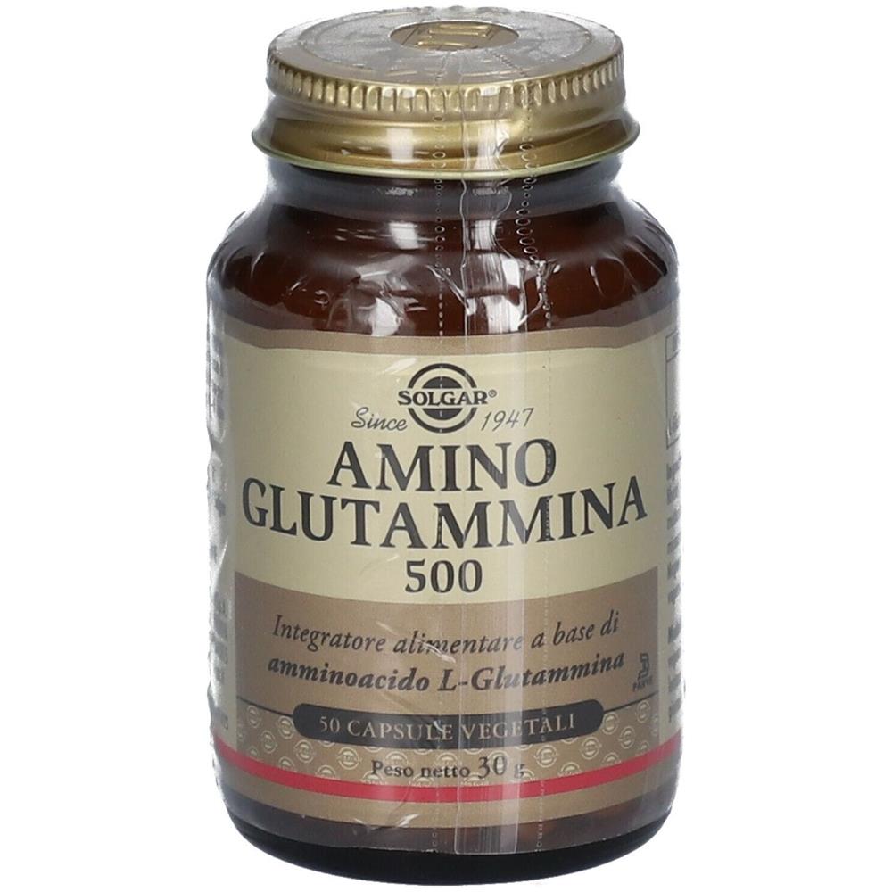 Amino Glutammina 500 50 Capsule Vegetali - Foto 1