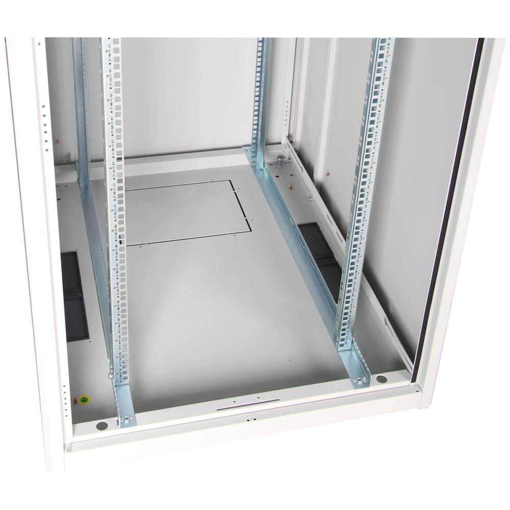 Armadio 42 Unit… 19" Per Reti E Server Misure (A) 2010 X (L) 800 X (P) 800 Mm. Colore Grigio Chiaro - Foto 2