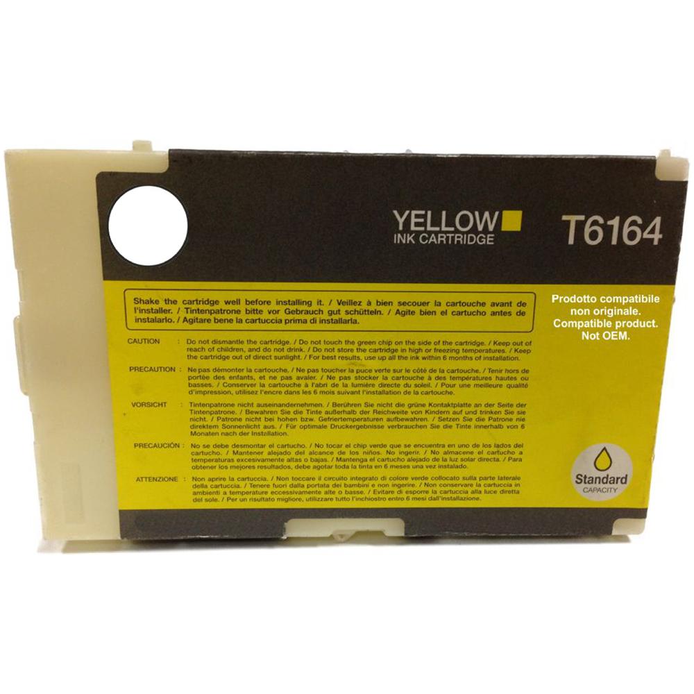 Cartuccia T6164y Gialla Compatibile Per Epson B300 B310n B500dn B540dn C13t616400 T6164 53ml Pigment - Foto 1