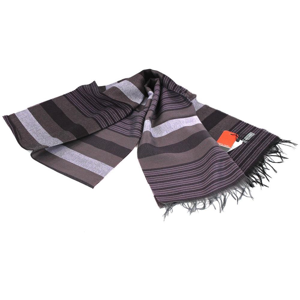 Sciarpa Uomo Pashmina Jacquard Jc3608 Viola - Foto 3