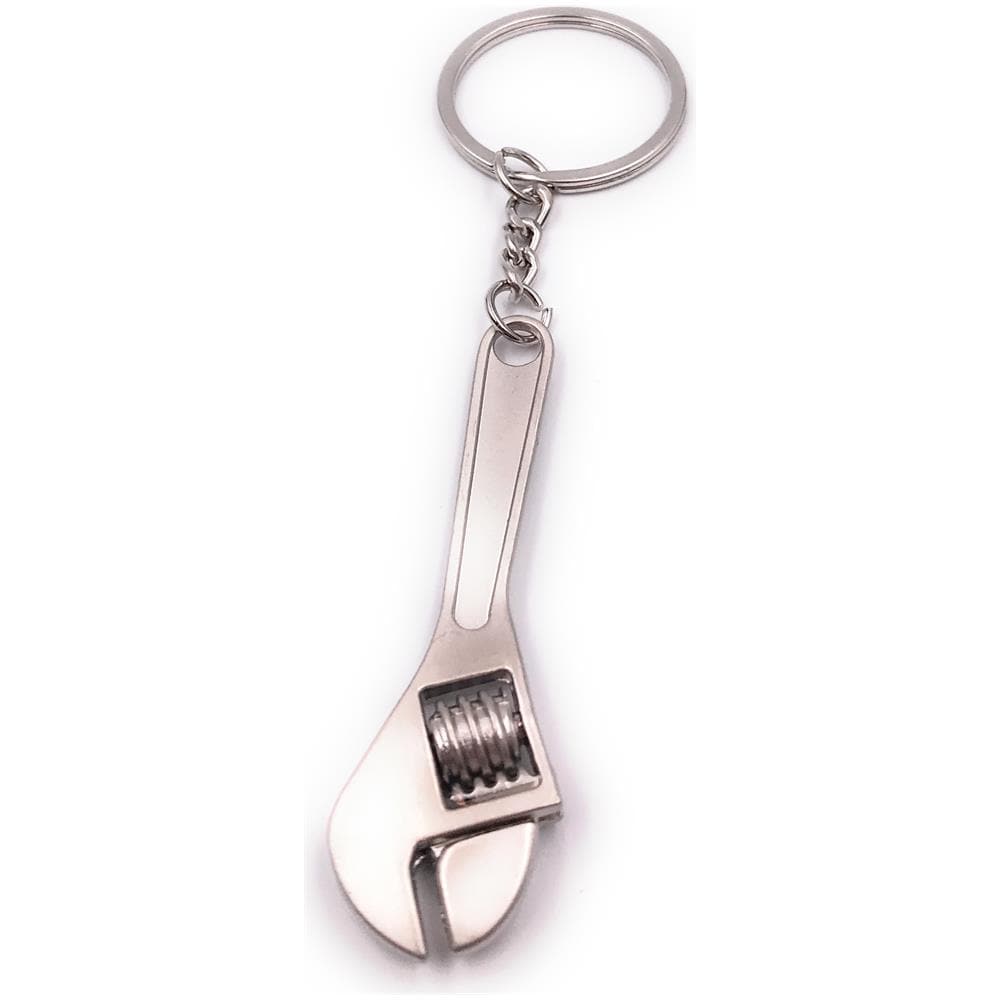 Onwomania Chiave Inglese Strumento Di Keychain Dell Anello Chiave Di Metallo Argento Eprice