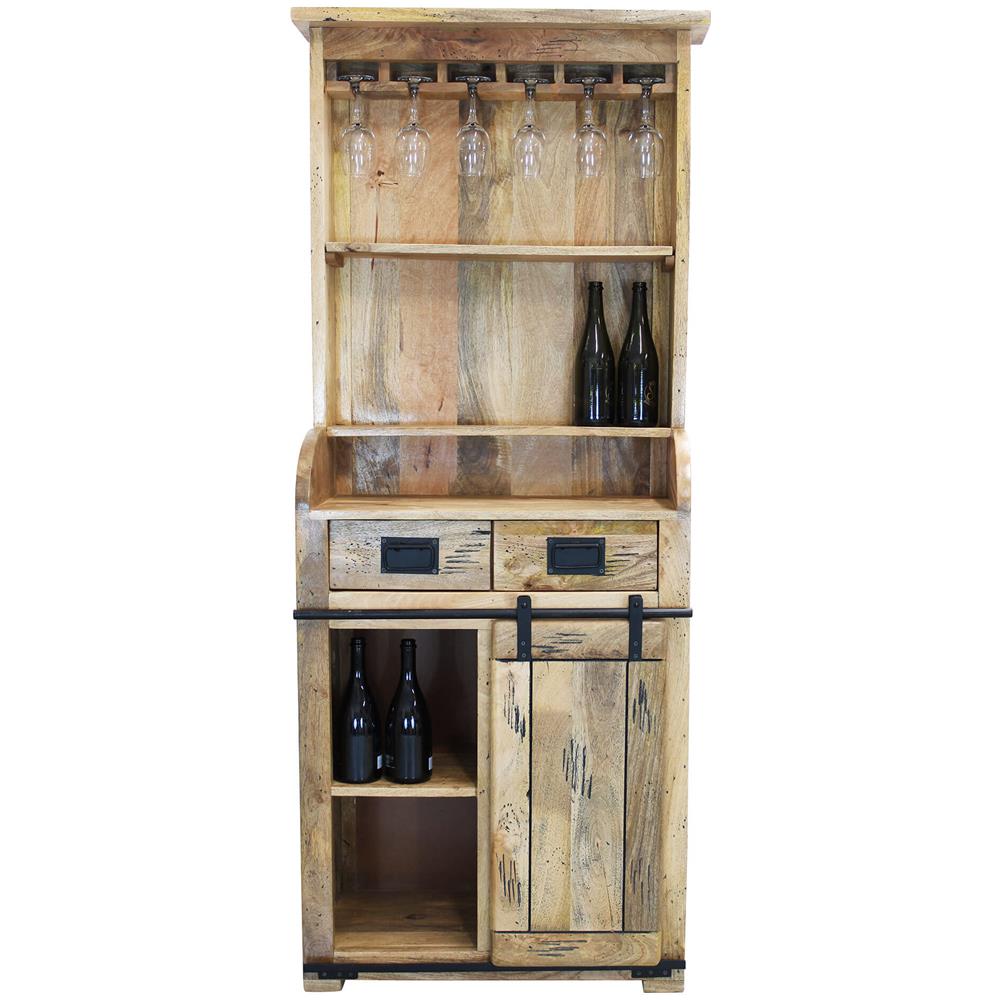 Beily - Credenza A Giorno In Legno Di Mango - Foto 4