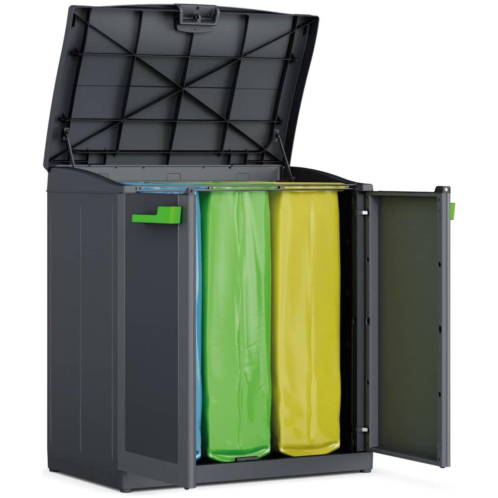 Armadio Riciclaggio Moby Compact Recycling System Grafite 100 cm - Foto 2