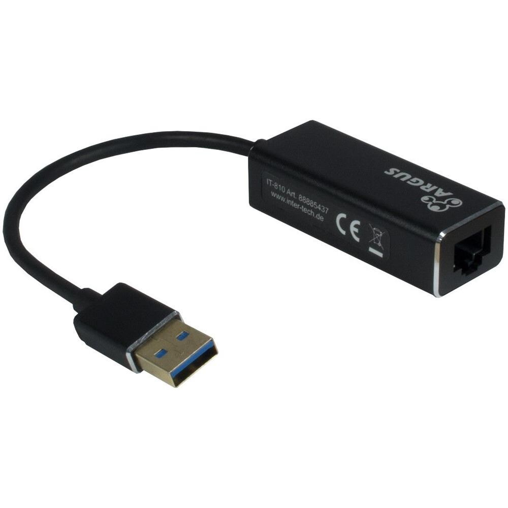 ARGUS IT-810 USB 3.0 RJ-45 Nero cavo di interfaccia e adattatore - Foto 1