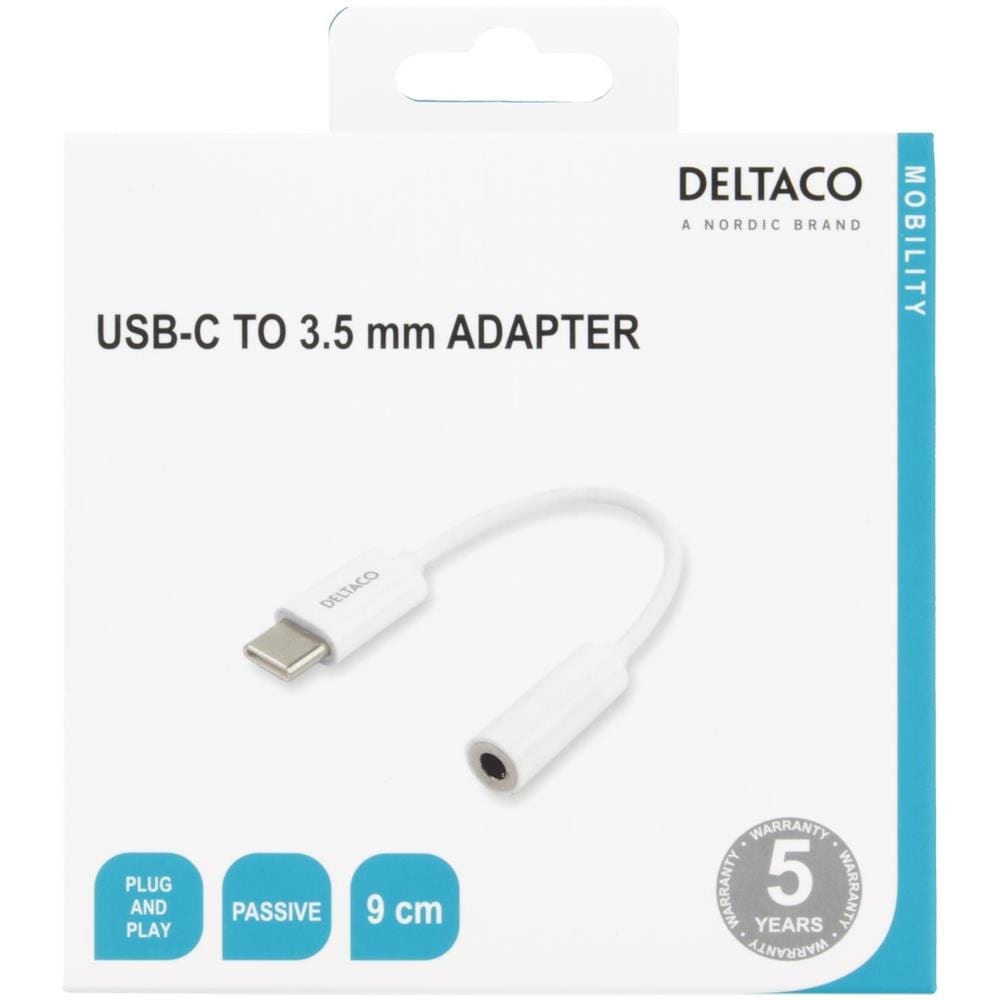 Adattatore Passivo Da Usb-c A 3,5mm Jack Aux Type-c Thunderbolt Cuffie Auto Pc - Foto 2