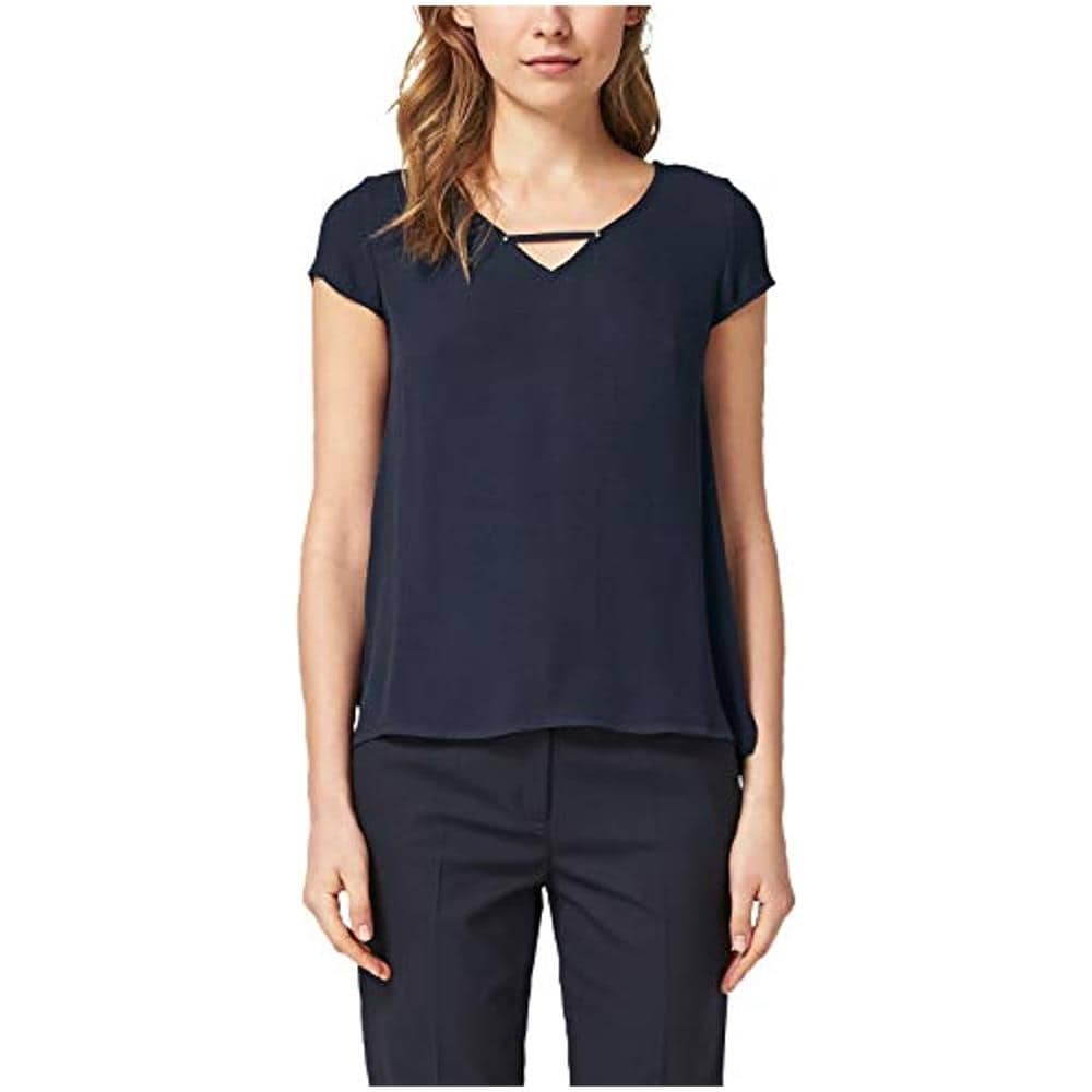 01.899.32.5148 T-shirt, Blu (true Blue 5959), 44 (taglia Produttore: 38) Donna - Foto 1