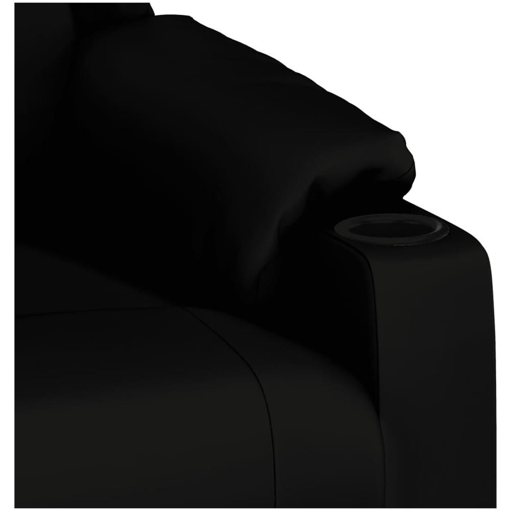 Poltrona Alzapersona Massaggiante Nera In Similpelle - Foto 8