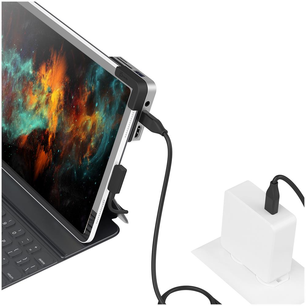 Jcd612 Docking Station Per Dispositivo Mobile Tablet Nero, Argento - Foto 12