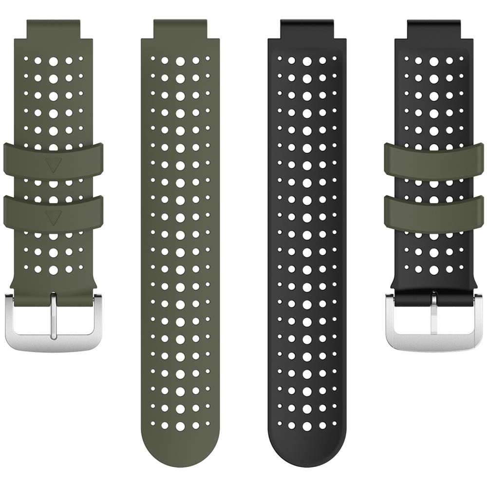 Cinturino Per Orologio In Silicone Garmin Forerunner 220, 230, 235, 630, 620, 735xt, Approach Green - Foto 2