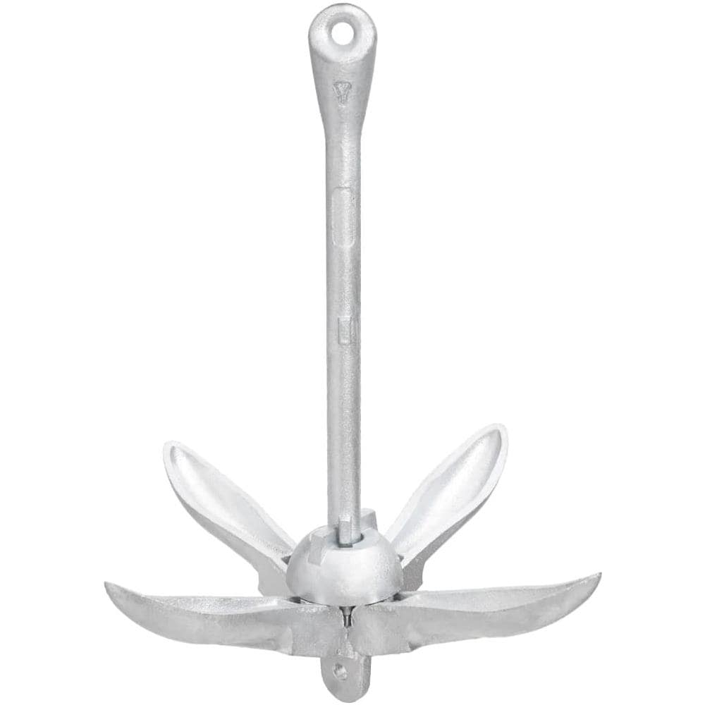 Ancora Pieghevole Con Corda Argento 3,2 Kg In Ferro Malleabile - Foto 4