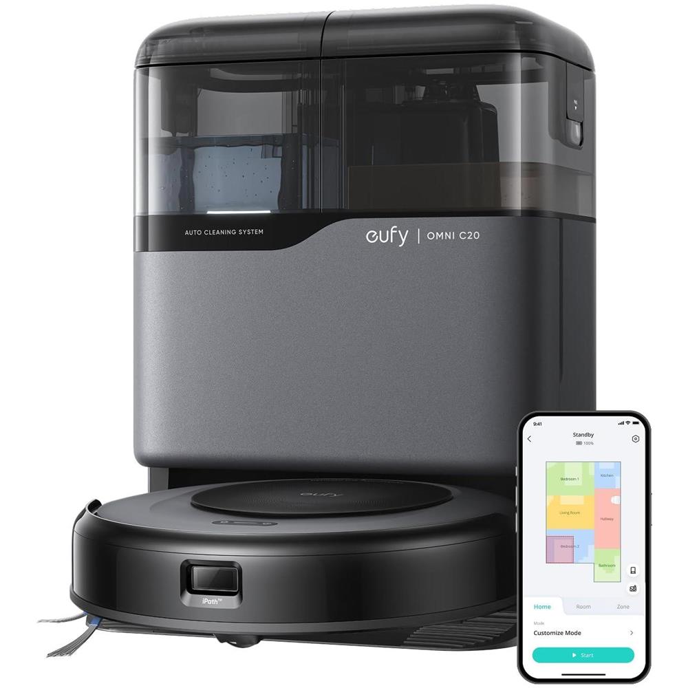 Robot Aspirapolvere Omni C20 Capacità 3.1 L Autonomia 132 min Colore Nero /Grigio - Foto 1