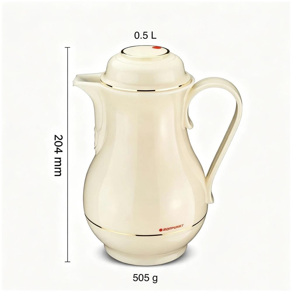 Borraccia termica 0.5L - 530 Christa - Senza BPA - Per caffè, tè e infusi - Bianco - Foto 2