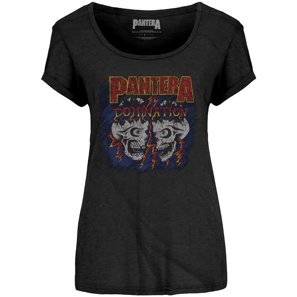 Pantera - Domination (Scoop Neck) (T-Shirt Donna Tg. M)  - Foto 1