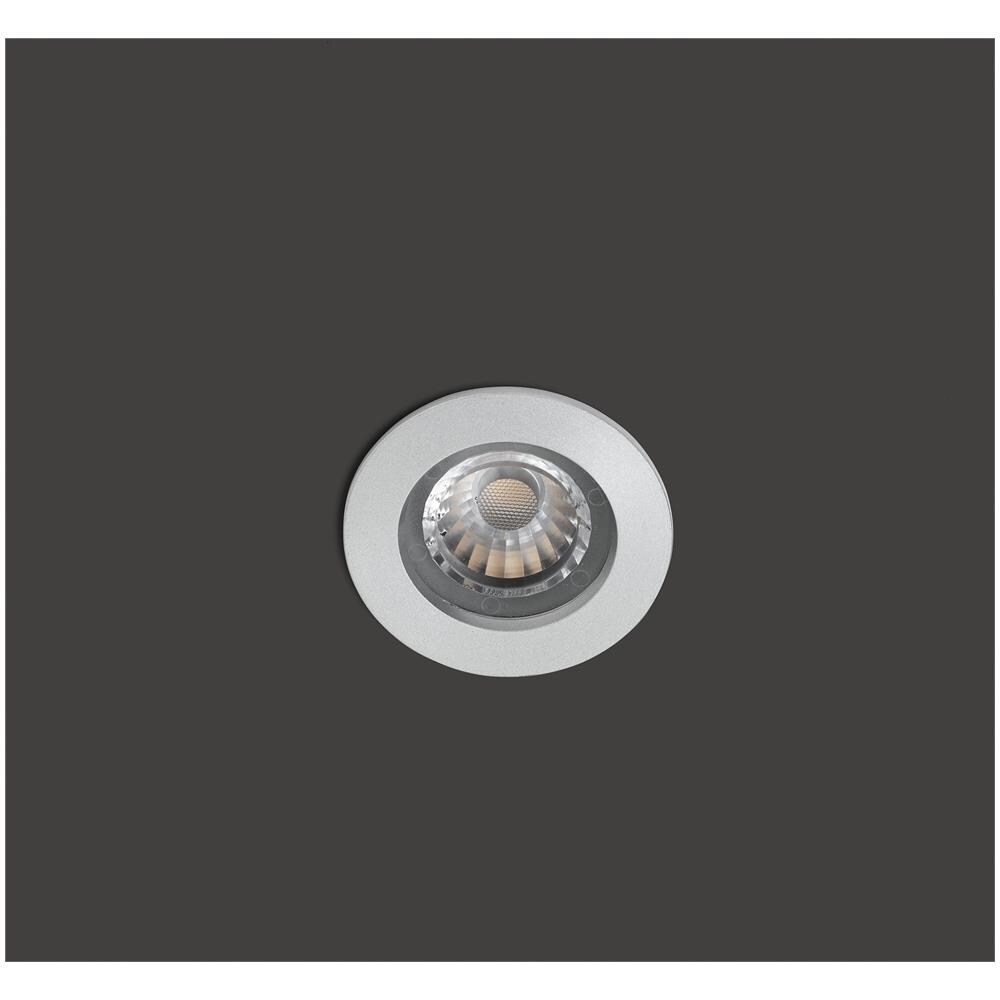 Faretto Ad Incasso Grigio Tondo 8w Led - Foto 1