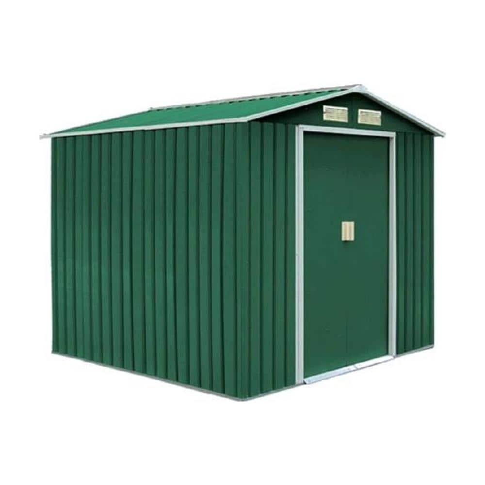 Casetta Ricovero Porta Attrezzi Box In Lamiera Capanno Giardino 340x319x210h - Foto 1