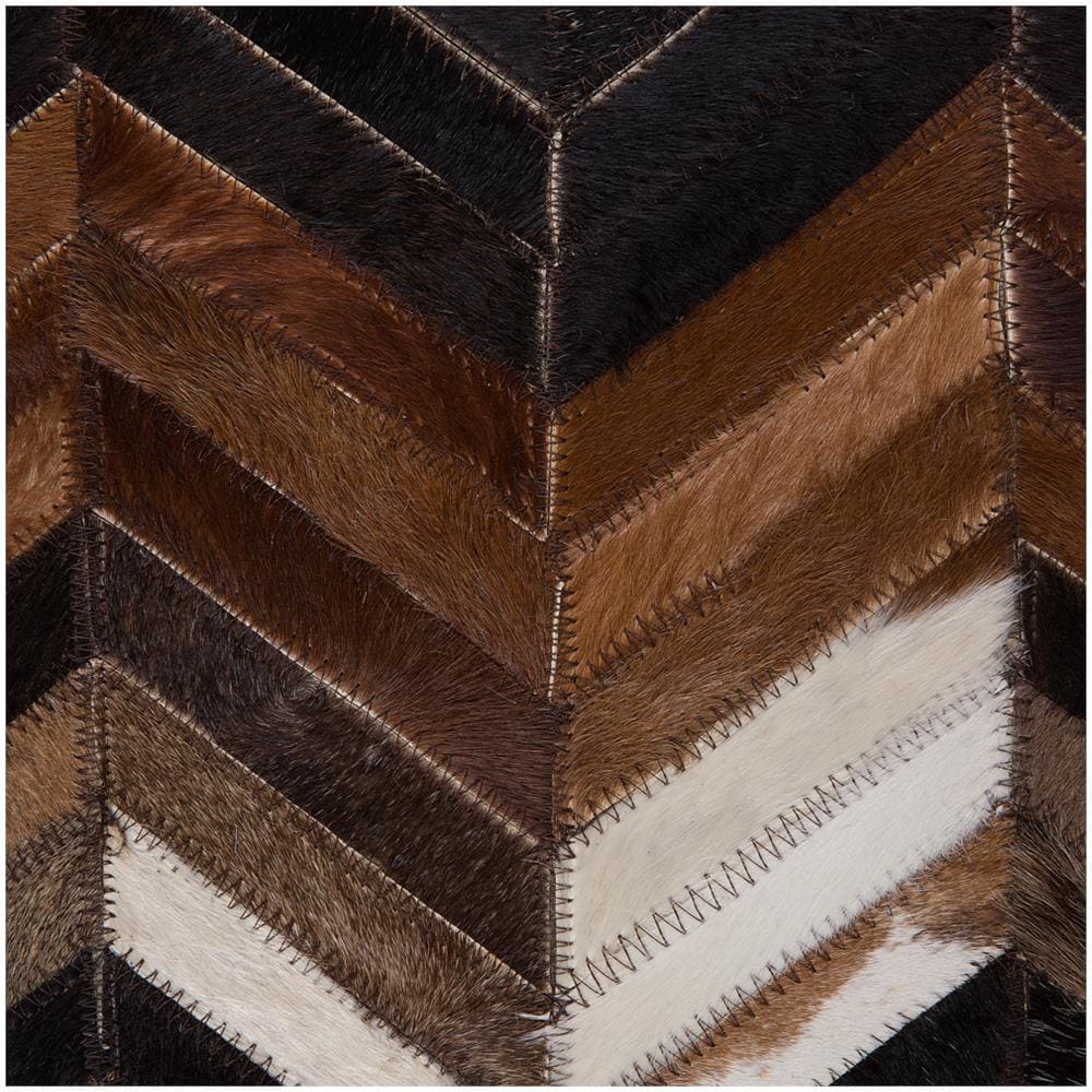 Tappeto In Pelle In Colore Marrone 160 X 230 Cm Balat - Foto 2