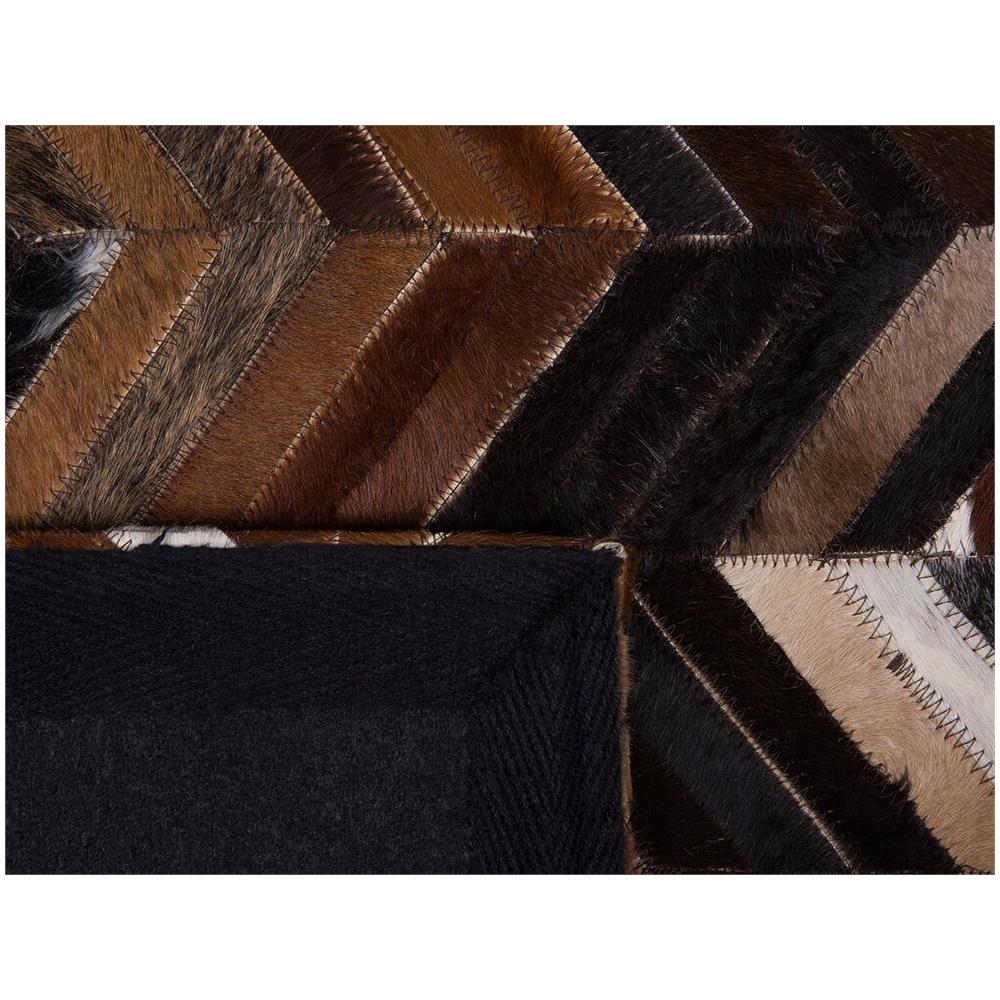 Tappeto In Pelle In Colore Marrone 160 X 230 Cm Balat - Foto 12