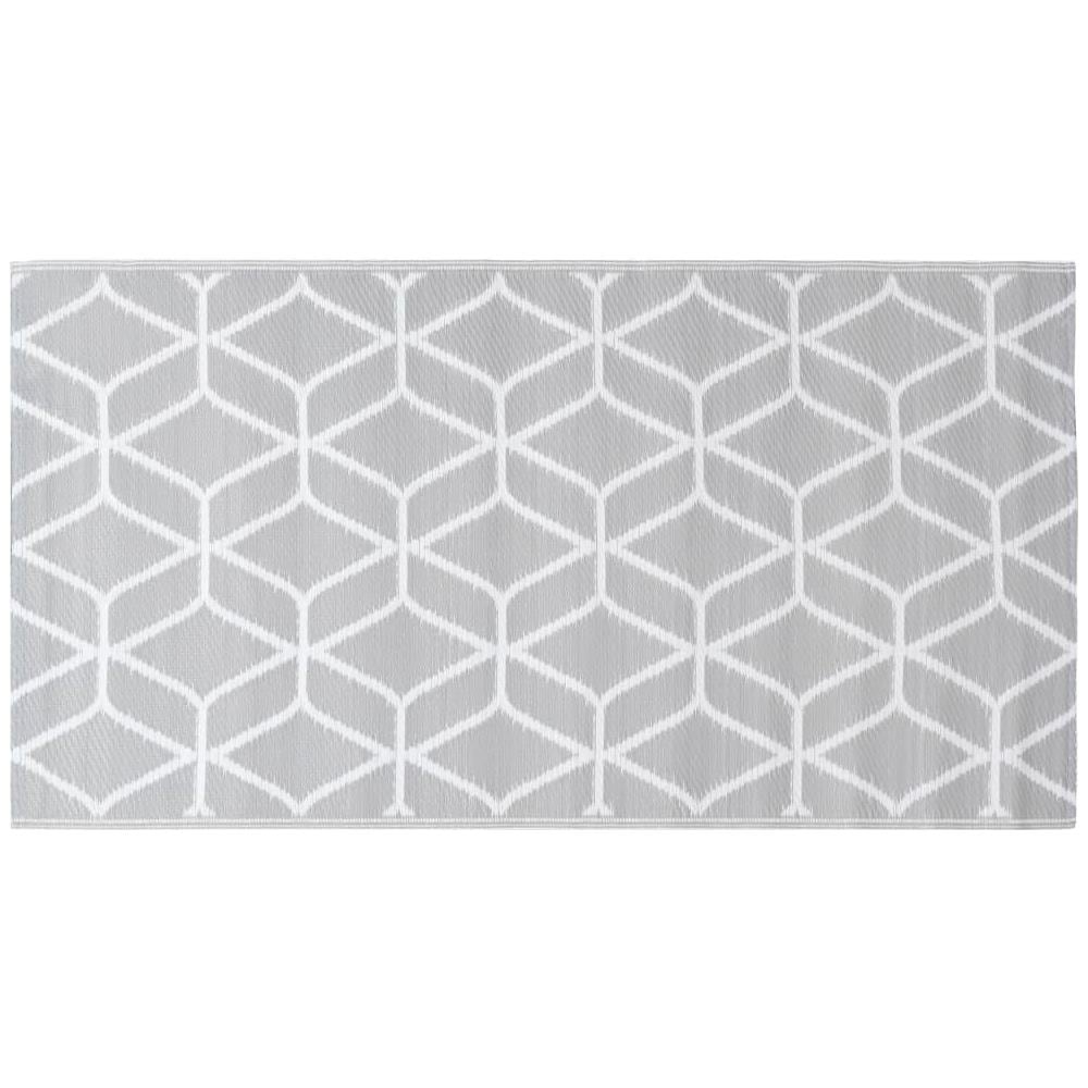 Tappeto Da Esterni Grigio 190x290 Cm In Pp - Foto 3