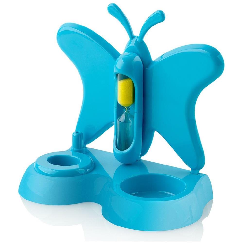 Spazzolino Da Denti Con Tazza Dell'acqua E Supporto Sonetic 129490080 Funzionamento A Batteria, Per Bambini, Numero Di Testine Incluse 2, Blu - Foto 2