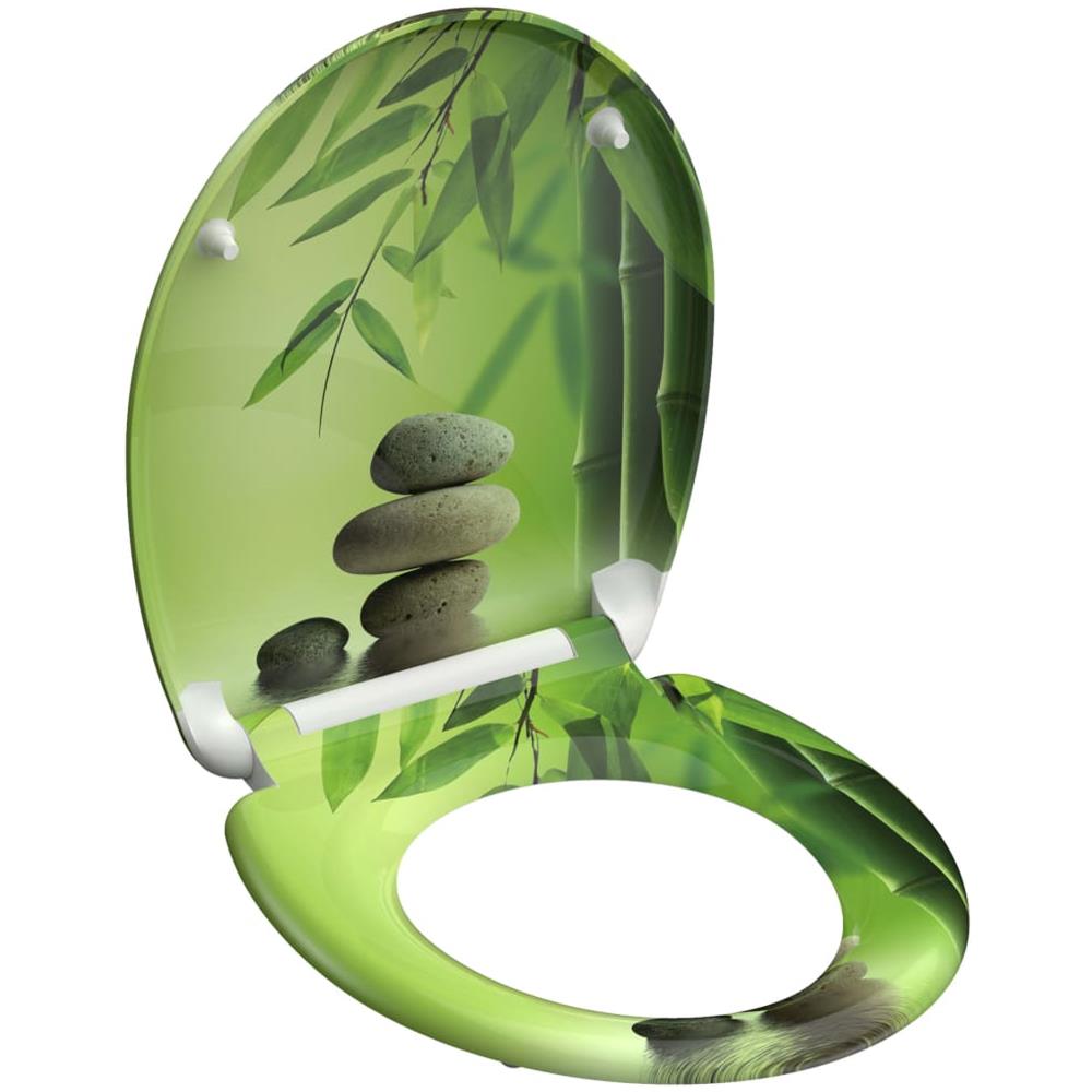 Tavola WC Duroplast Chiusura Ammortizzata GREEN GARDEN Stampa - Foto 2
