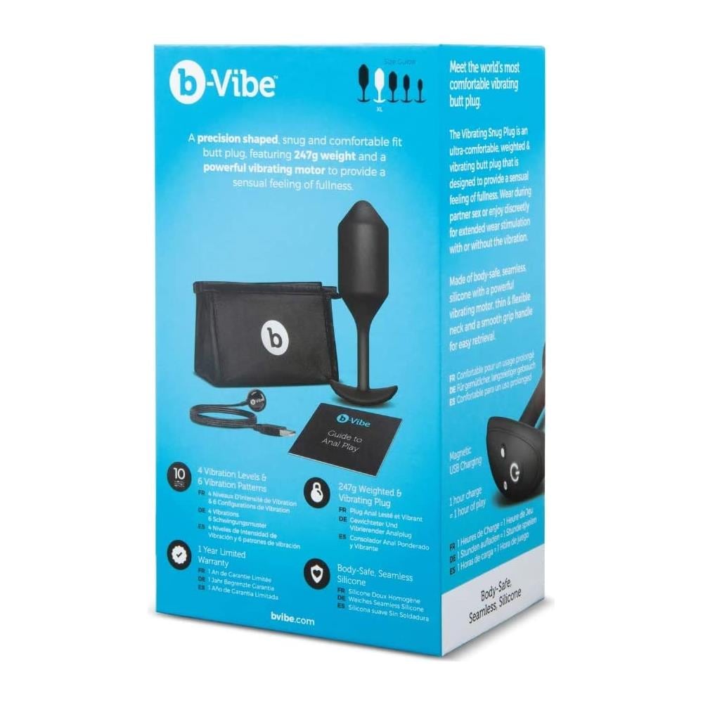 Bv-015blk Snug Plug 100% Sicuro 6 Modelli Di Vibrazione Nero - Foto 2