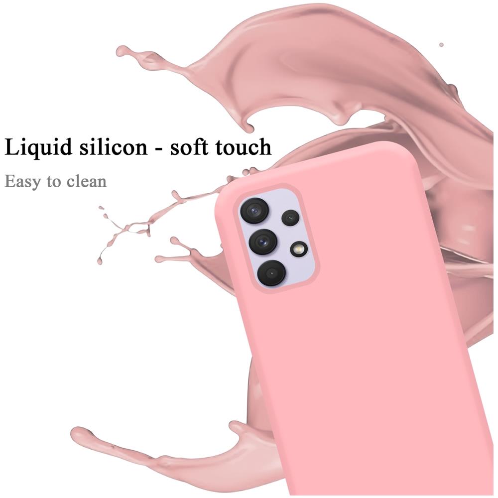 Custodia Compatibile Con Samsung Galaxy A33 5g In Liquid Rosa - Coperchio Protettivo In Silicone Tpu Flessibile - Foto 2