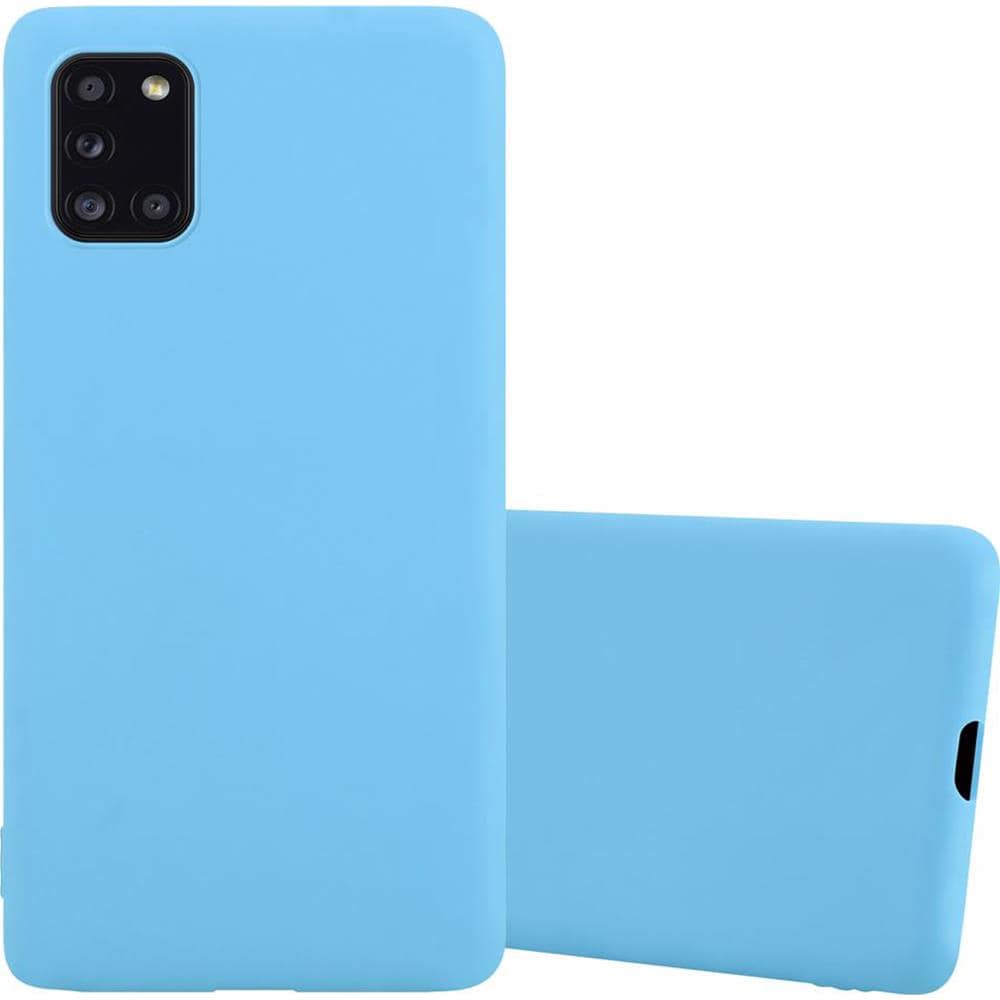 Custodia Compatibile Con Samsung Galaxy A31 In Candy Blu - Coperchio Protettivo In Silicone Tpu Flessibile - Foto 1
