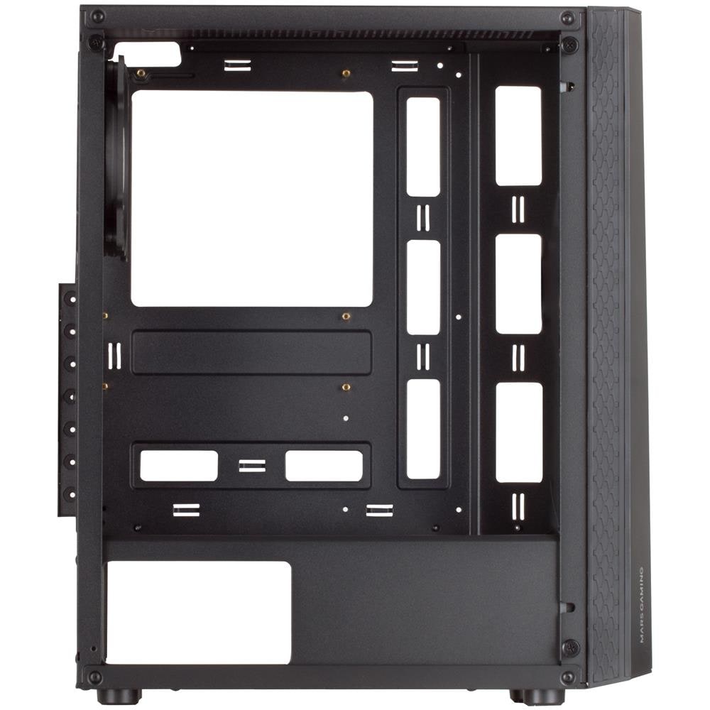 Case Mc-Art Artistic Gaming Midi Tower ATX, micro ATX, Mini-ITX 1 Porte USB 3.2 Colore Nero (Finestrato) - Foto 6