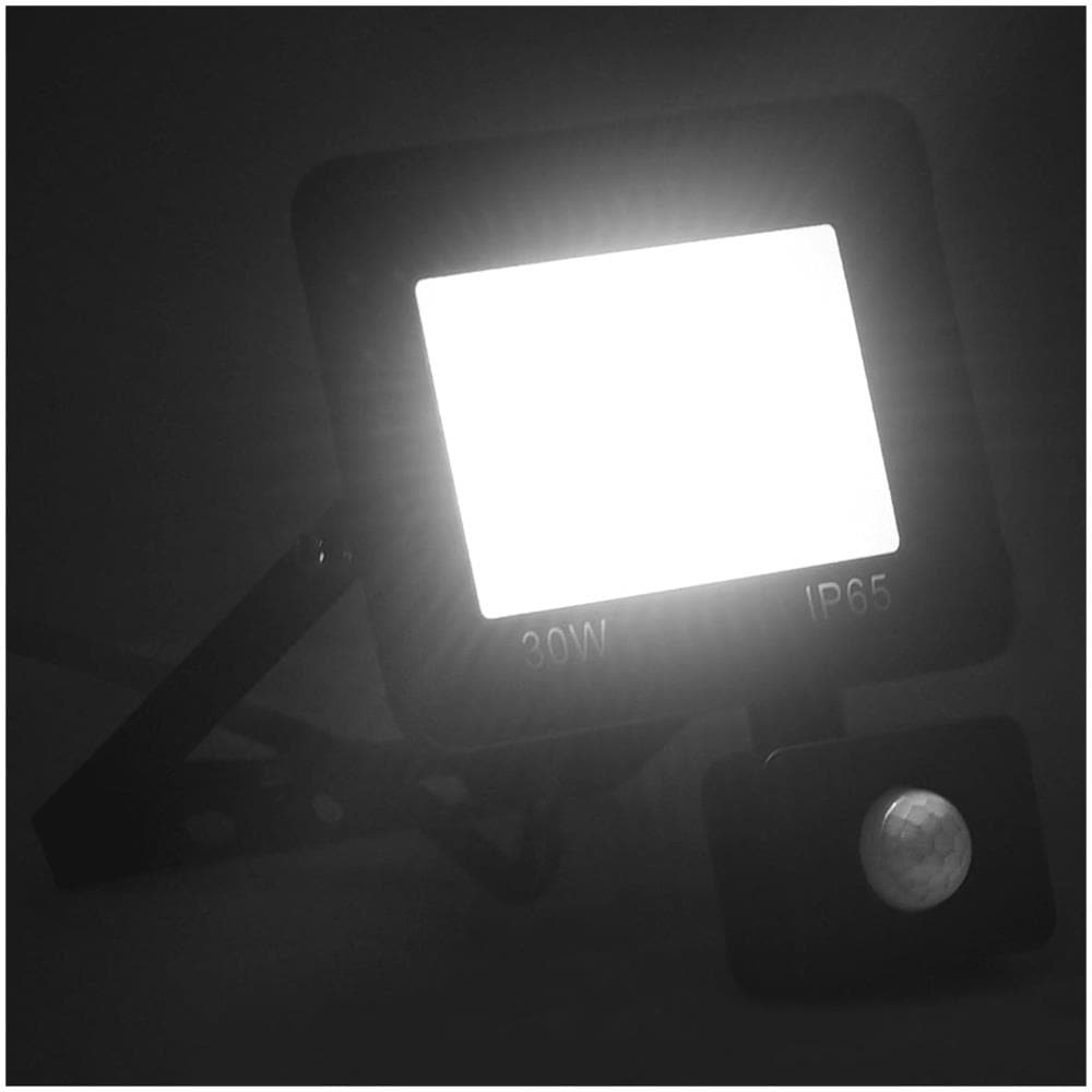 Faretto A Led Con Sensore 30 W Bianco Caldo - Foto 2