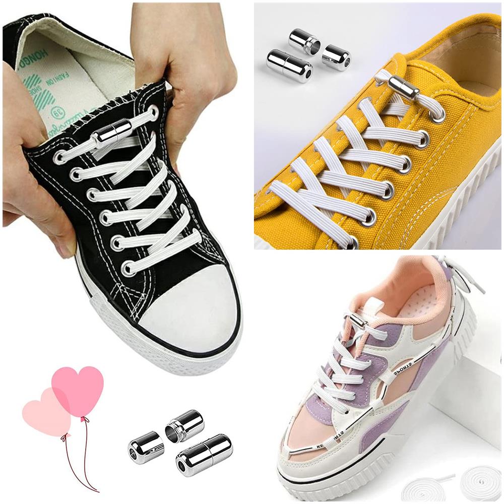 Lacci Elastici Con Chiusura A Capsula - 6 Paia Multicolor - Foto 4