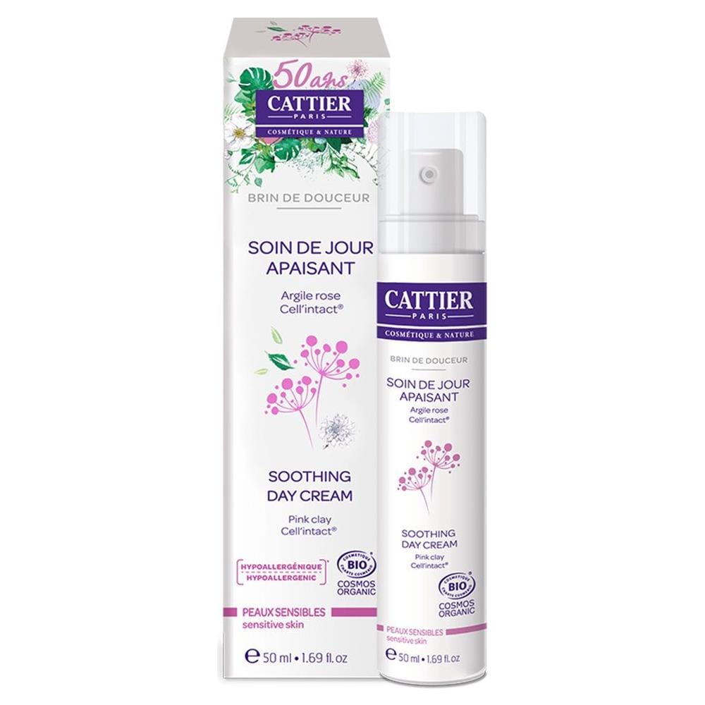 Cura Di Giorno Lenitivo Morbidezza Pelle Sensibile Bio 50ml Cattier - Foto 1