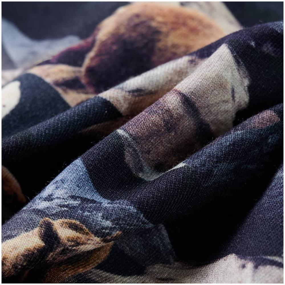 Felpa Per Bambini Stampa Orso Blu Marino 140 - Foto 7